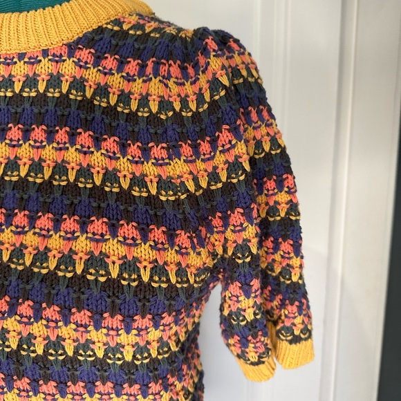 Multicolored striped sweater universal thread women’s XS - Picture 3 of 9